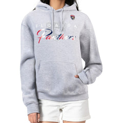 Florida Panthers G-III 4Her by Carl Banks Women's Shadow Logo Fleece Hoodie - Gray - NHL