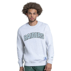 Las Vegas Raiders Starter Faceoff Fleece Sweatshirt Ash | NFL