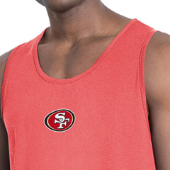 San Francisco 49ers MSX by Michael Strahan Energy Scoop Neck Tank Top Red | NFL