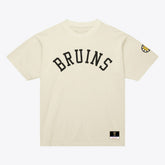 Boston Bruins Mitchell & Ness Unisex Arched Team T-Shirt - Cream - NHL