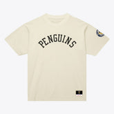 Pittsburgh Penguins Mitchell & Ness Unisex Arched Team T-Shirt - Cream - NHL