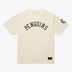 Pittsburgh Penguins Mitchell & Ness Unisex Arched Team T-Shirt - Cream - NHL