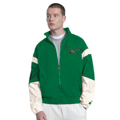 Philadelphia Eagles Starter The Gust Full-Zip Hooded Jacket Kelly Green | NFL
