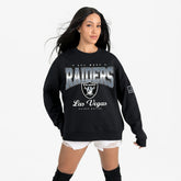 Las Vegas Raiders Gameday Couture Women's Powerhouse Play Premium Fleece Sweatshirt Black | NFL