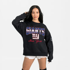 New York Giants Gameday Couture Women's Powerhouse Play Premium Fleece Sweatshirt Black | NFL