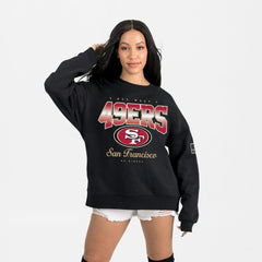 San Francisco 49ers Gameday Couture Women's Powerhouse Play Premium Fleece Sweatshirt Black | NFL