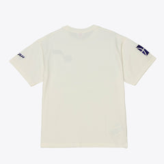 Utah Jazz Hardwood Classics Chainstitch Premium T-Shirt Cream - NBA