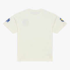 Golden State Warriors Hardwood Classics Chainstitch Premium T-Shirt Cream - NBA
