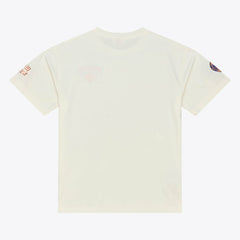 New York Knicks Hardwood Classics Chainstitch Premium T-Shirt Cream - NBA