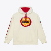 Houston Rockets Hardwood Classics Chainstitch Premium Fleece Hoodie Cream - NBA