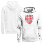 Arsenal 1863FC Color Badge Fleece Hoodie White - FIFA World CUP