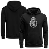 Real Madrid 1863FC Mono Badge Fleece Hoodie Black - FIFA World CUP