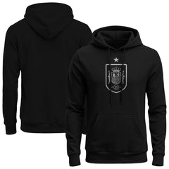 Spain National Team 1863FC Mono Badge Fleece Hoodie Black - FIFA World CUP