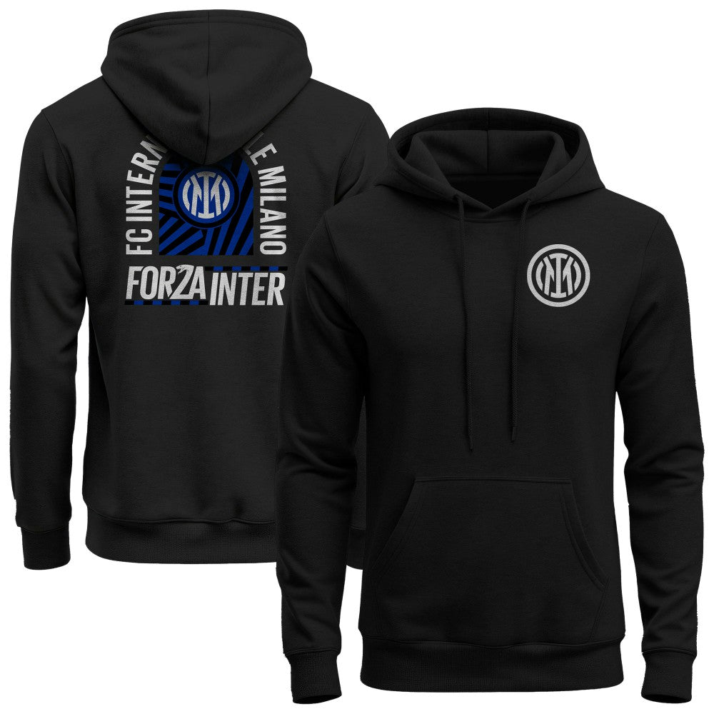 Inter Milan 1863FC True Glory Fleece Hoodie Black - FIFA World CUP