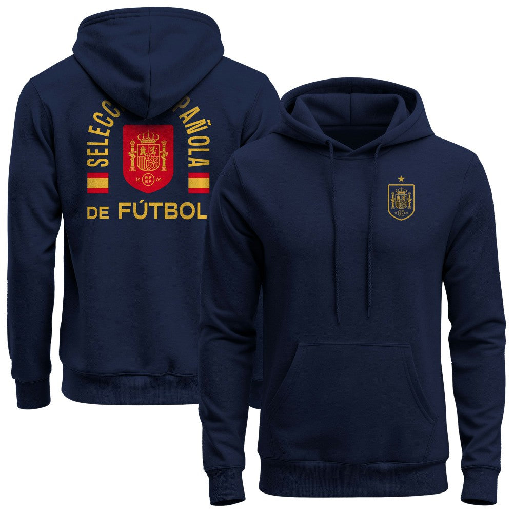 Spain National Team 1863FC True Glory Fleece Hoodie Navy - FIFA World CUP