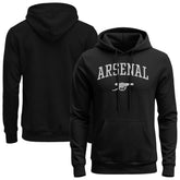 Arsenal 1863FC Athletic Wordmark Fleece Hoodie Black - FIFA World CUP