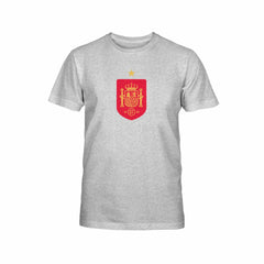 Spain National Team 1863FC Youth Color Badge T-Shirt Gray - FIFA World CUP