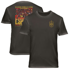 Spain National Team 1863FC Wordmark Cotton T-Shirt Gray - FIFA World CUP