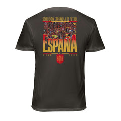 Spain National Team 1863FC Wordmark Cotton T-Shirt Gray - FIFA World CUP