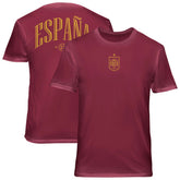 Spain National Team 1863FC Back Wordmark Soft Wash T-Shirt Red - FIFA World CUP