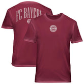 Bayern Munich 1863FC Back Wordmark Soft Wash T-Shirt Red - FIFA World CUP