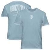 Argentina National Team 1863FC Back Wordmark Soft Wash T-Shirt Light Blue - FIFA World CUP