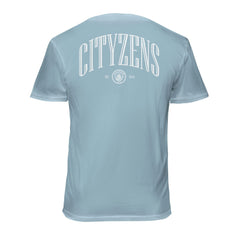 Manchester City 1863FC Back Wordmark Soft Wash T-Shirt Light Blue - FIFA World CUP