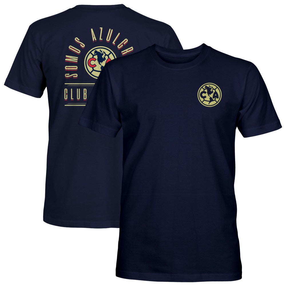 Club America 1863FC True To Glory Heavyweight T-Shirt Navy - FIFA World CUP