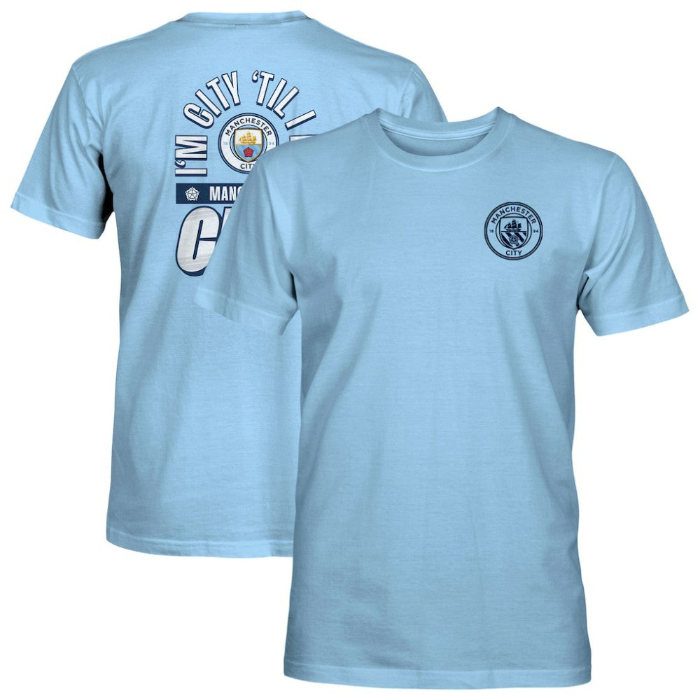 Manchester City 1863FC True To Glory Heavyweight T-Shirt Light Blue - FIFA World CUP