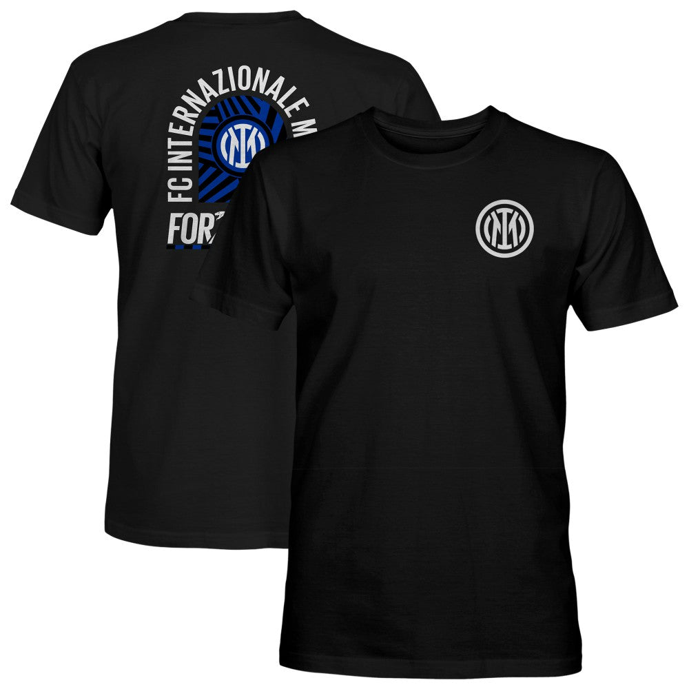 Inter Milan 1863FC True To Glory Heavyweight T-Shirt Black - FIFA World CUP