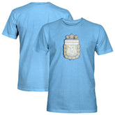 Argentina National Team 1863FC Color Badge Tri-Blend T-Shirt Light Blue - FIFA World CUP
