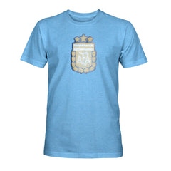 Argentina National Team 1863FC Color Badge Tri-Blend T-Shirt Light Blue - FIFA World CUP