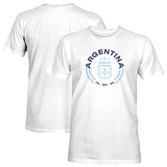 Argentina National Team 1863FC Established Location T-Shirt White - FIFA World CUP