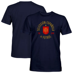 Spain National Team 1863FC Established Location T-Shirt Navy - FIFA World CUP