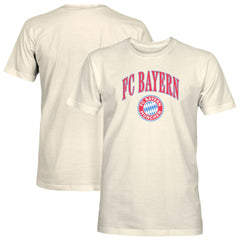 Bayern Munich 1863FC Retro Stripes T-Shirt Cream - FIFA World CUP