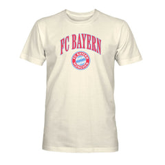 Bayern Munich 1863FC Retro Stripes T-Shirt Cream - FIFA World CUP