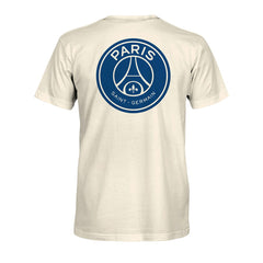 Paris Saint-Germain 1863FC Big Logo Heavyweight T-Shirt Cream - FIFA World CUP