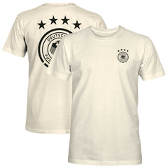 Germany National Team 1863FC Big Logo Heavyweight T-Shirt Cream - FIFA World CUP
