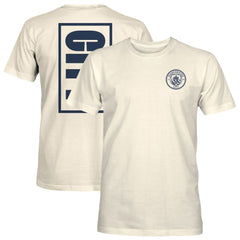 Manchester City 1863FC Big Logo Heavyweight T-Shirt Cream - FIFA World CUP