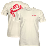Bayern Munich 1863FC Big Logo Heavyweight T-Shirt Cream - FIFA World CUP