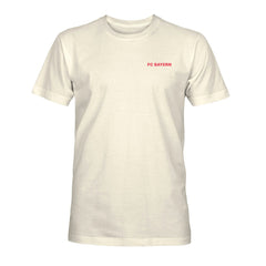 Bayern Munich 1863FC Big Logo Heavyweight T-Shirt Cream - FIFA World CUP