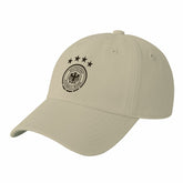 Germany National Team 1863FC Retro Badge Crew Adjustable Hat Cream - FIFA World CUP
