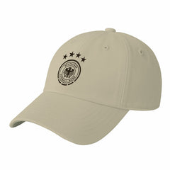 Germany National Team 1863FC Retro Badge Crew Adjustable Hat Cream - FIFA World CUP