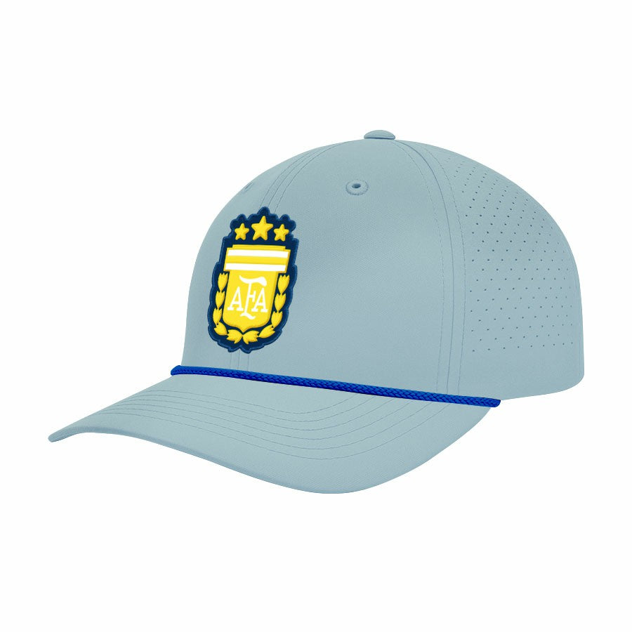 Argentina National Team 1863FC Color Badge Airflow Adjustable Hat Light Blue - FIFA World CUP