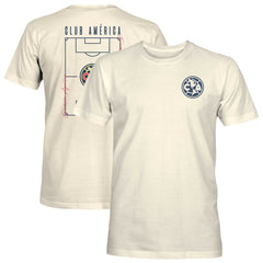 Club America 1863FC Own the Pitch Heavyweight T-Shirt Cream - FIFA World CUP