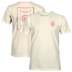 Spain National Team 1863FC Own the Pitch Heavyweight T-Shirt Cream - FIFA World CUP