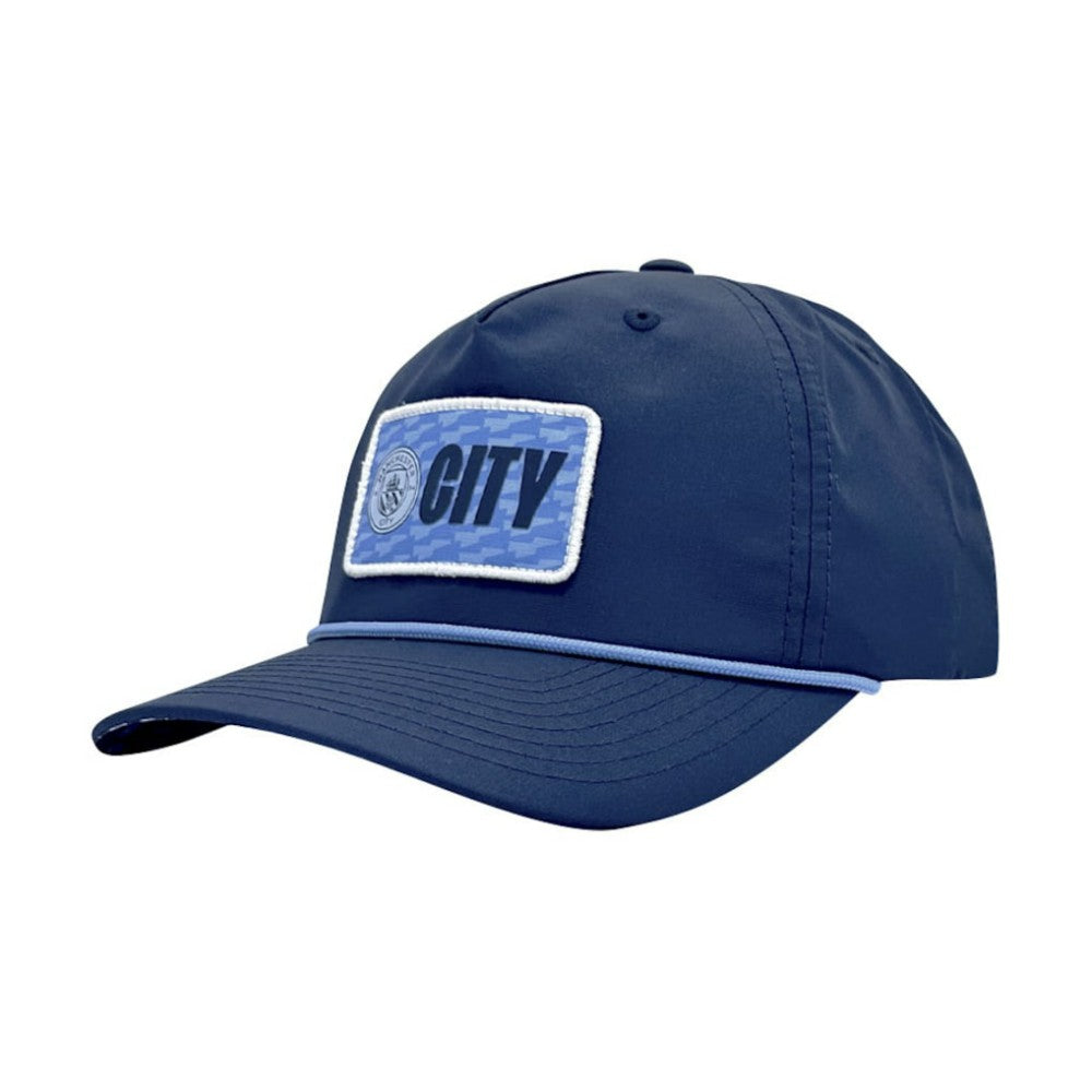 Manchester City 1863FC Color Badge Caddy Adjustable Hat Navy - FIFA World CUP