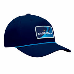 Argentina National Team 1863FC Color Badge Caddy Adjustable Hat Navy - FIFA World CUP