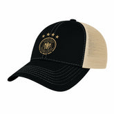 Germany National Team 1863FC Color Badge Offroad Adjustable Trucker Hat Black - FIFA World CUP