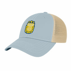 Argentina National Team 1863FC Color Badge Offroad Adjustable Trucker Hat Light Blue - FIFA World CUP